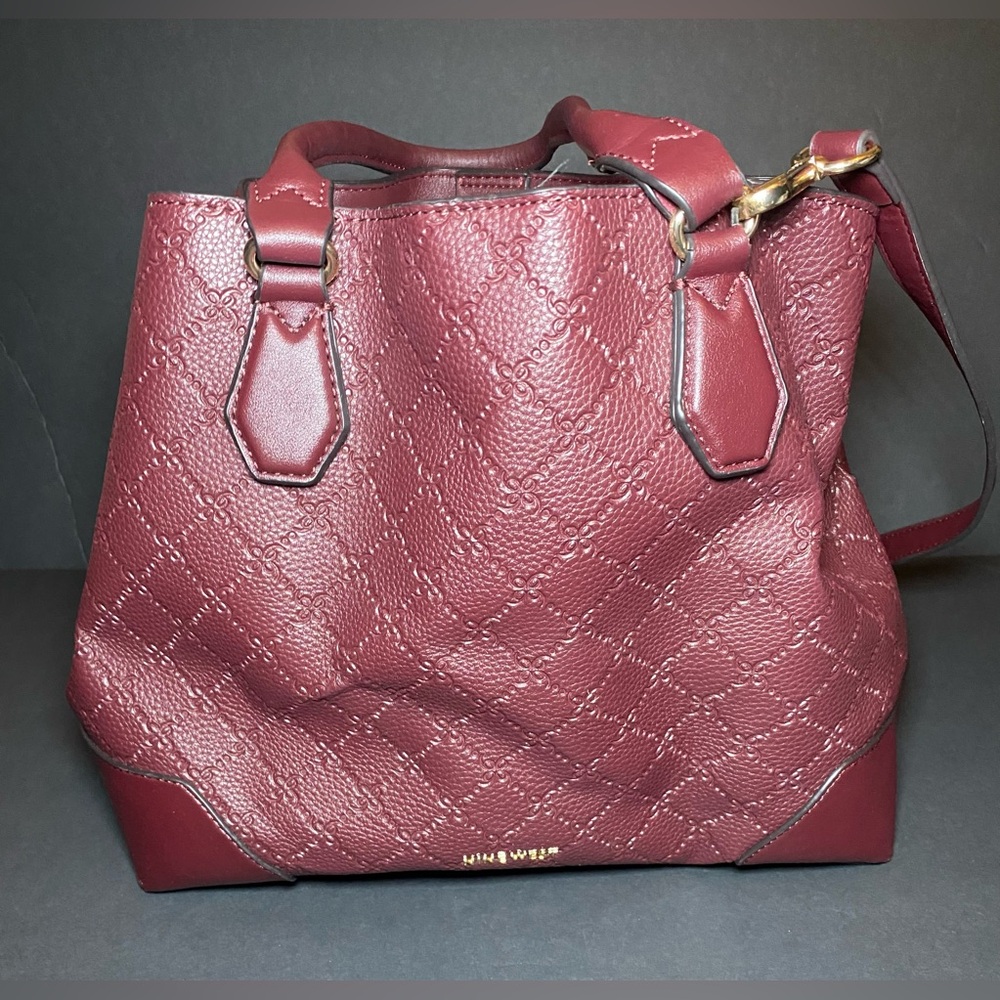 Nine West Burgandy Maroon Handbag‎